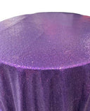 1 yarda de mantel redondo de lentejuelas Glitz, 120 pulgadas, poliéster brillante para bodas y eventos