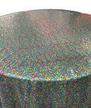 1 yarda de mantel redondo de lentejuelas Glitz, 120 pulgadas, poliéster brillante para bodas y eventos