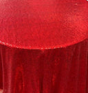 1 yarda de mantel redondo de lentejuelas Glitz, 120 pulgadas, poliéster brillante para bodas y eventos