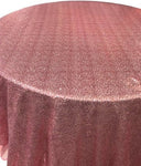 1 yarda de mantel redondo de lentejuelas Glitz, 120 pulgadas, poliéster brillante para bodas y eventos
