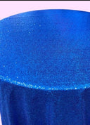 1 yarda de mantel redondo de lentejuelas Glitz, 120 pulgadas, poliéster brillante para bodas y eventos