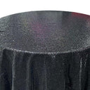 1 Yard Glitz Sequin Round Tablecloth 90 Inches Sparkle Polyester Cover for Party and Wedding Decor