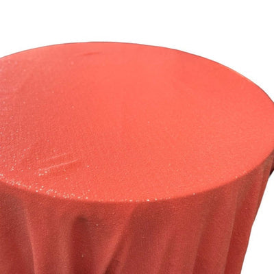 1 Yard Glitz Sequin Tablecloth 90 Inch Round Durable Polyester for Parties and Weddings