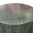 Mantel redondo con lentejuelas Glitz de 1 yarda, 90 pulgadas, poliéster duradero para fiestas y bodas