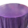 1 Yard Glitz Sequin Round Tablecloth 90 Inches Sparkle Polyester Cover for Party and Wedding Decor
