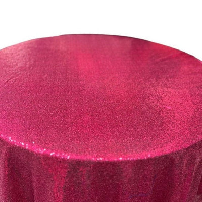 1 Yard Glitz Sequin Tablecloth 90 Inch Round Durable Polyester for Parties and Weddings