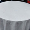 1 Yard Glitz Sequin Tablecloth 90 Inch Round Durable Polyester for Parties and Weddings