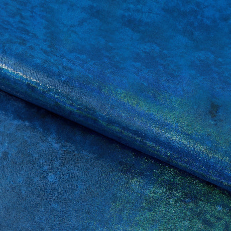 Glorious Foiled On Stretch Velvet Fabric - Polyester Spandex Fabric, Foiled Stretch Velvet, 56" Width, 290 GSM, 4-Way Stretch (1 Yard)