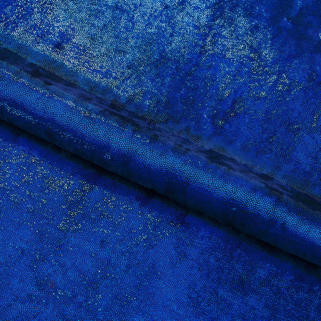 Glorious Foiled On Stretch Velvet Fabric - Polyester Spandex Fabric, Foiled Stretch Velvet, 56" Width, 290 GSM, 4-Way Stretch (1 Yard)