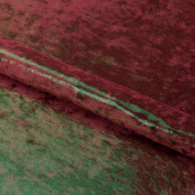 Foiled Stretch Velvet Fabric