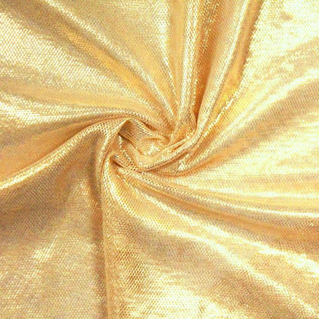 Goddess Foiled Stretch Mesh Polyester Fabric - Black/Fuchsia, 58/60" Width (1 Yard)