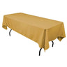 Polyester Rectangular Tablecloth Polyester Fabric - Wrinkle-Resistant, Stain-Proof, Washable, 60" X 144"