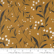 Cotton Print Gold Arabesque Highland Fabric 44/45"