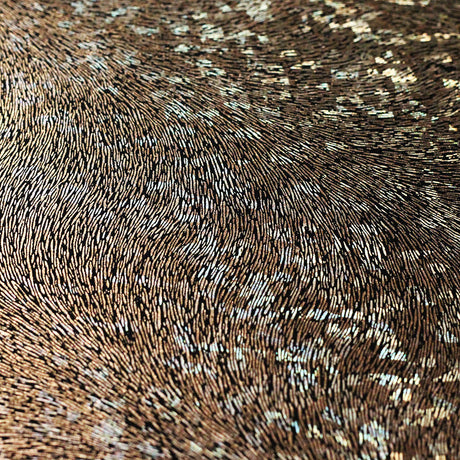 Plume Dust Holo Nylon Spandex Fabric - Multicolor Hologram Plume, 58/60" Width (1 Yard)