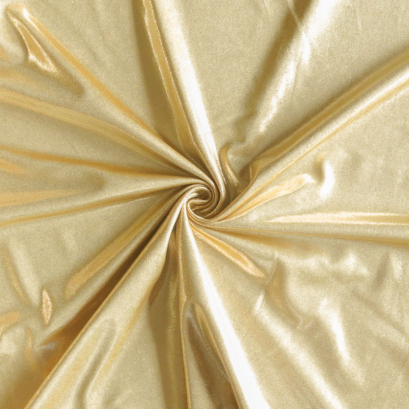 Swim Knit Gold Liquid Metallic 24" Remnant