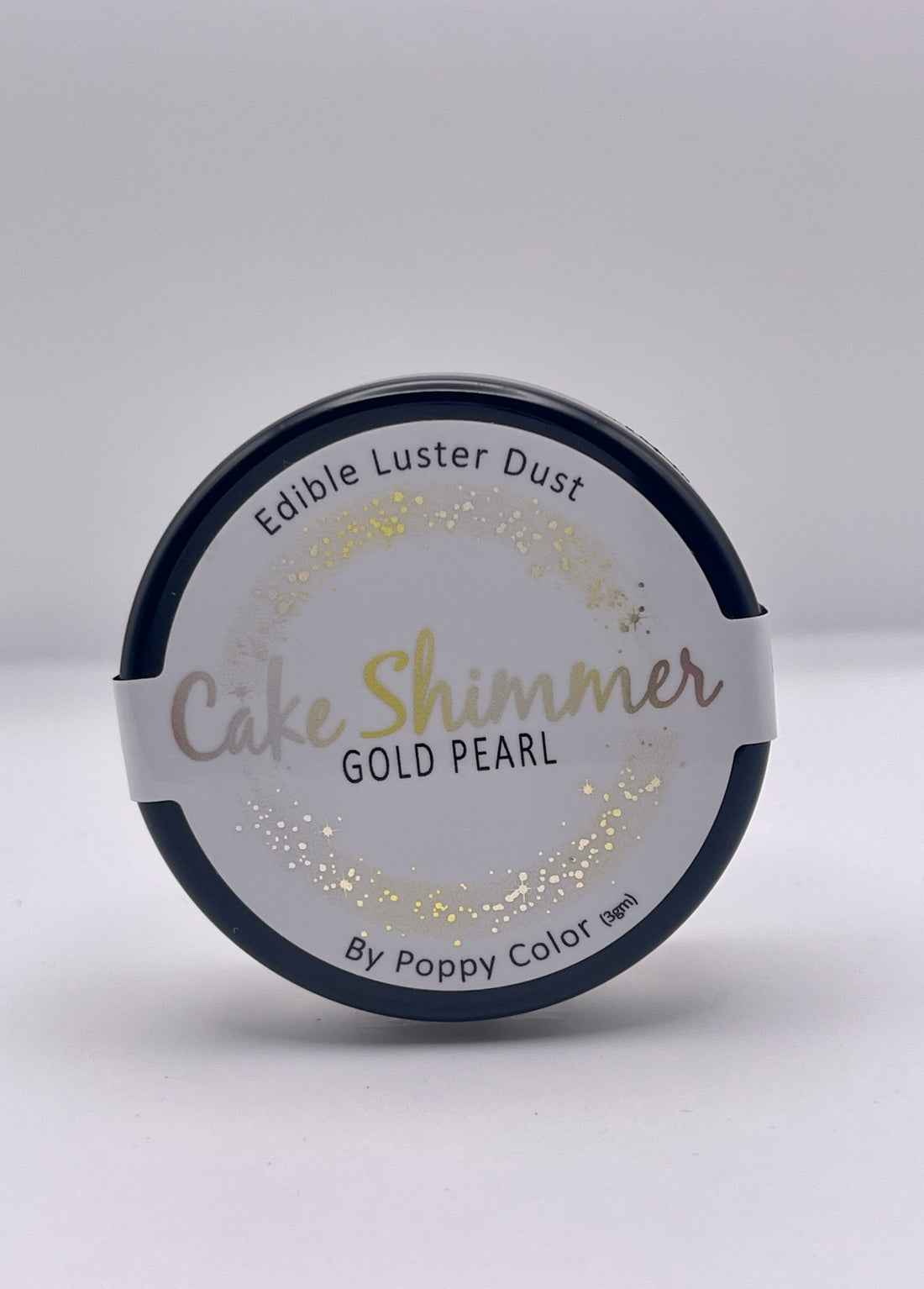 Cake Shimmer Gold Pearl by Poppy Paint – 100% Edible Luster Dust (3g) for Cake Decorating
