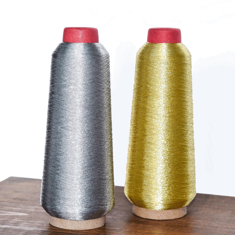 Metallic Embroidery Thread Silver Gold