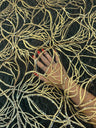 Stretch Sequin Embroidered Mesh
