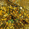Stretch Velvet Metallic Foil Fabric