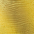 Gold Vinyl Crocodile, 55″ Inches Wide,