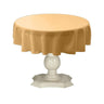 Tablecloth Dull Bridal Satin Fabric - Solid Color, 45" Round (1 Piece)