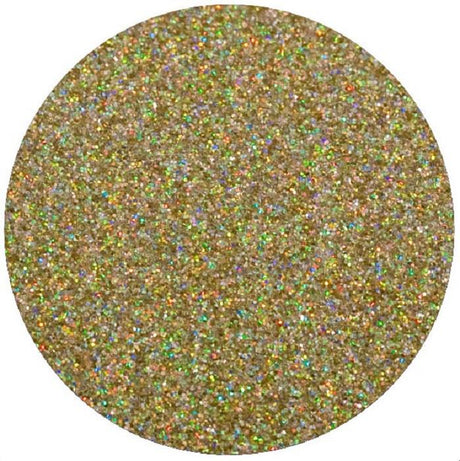 Glitter Vinyl Heat Transfer Fabric - Holo Gold, 20" Width (Foot)