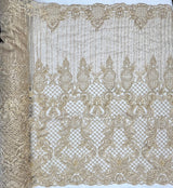 Beaded Embroidered Lace Mesh