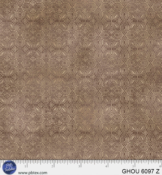 Cotton Fabric Golden Hour Bronze Tiled Geo 44/45"