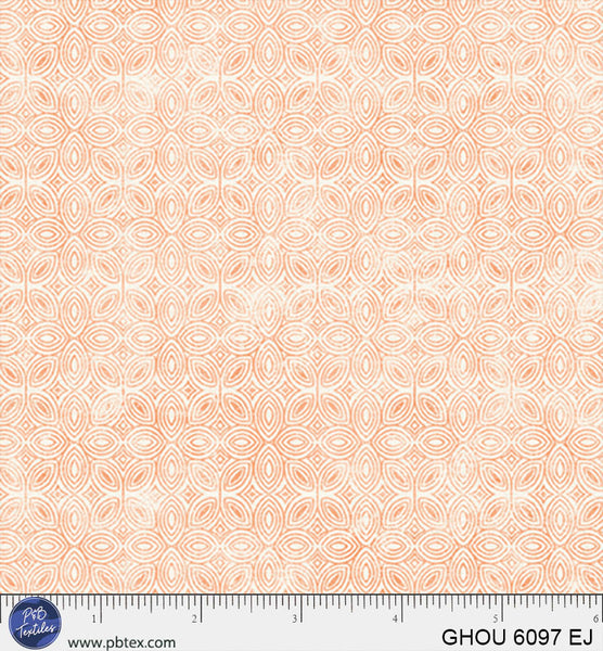 Cotton Print Golden Hour Earth Toned Tiled Geo Fabric 44/45