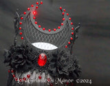 Devlish Demoness - Jeweled Blood Stone Tiara