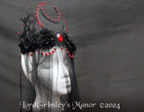 Devlish Demoness - Jeweled Blood Stone Tiara
