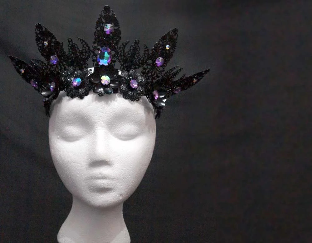 The Duchess of Devonshire - Jeweled Dark Crown