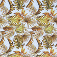 Swim Knit Poly Spandex Golden Palm Fronds