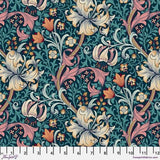Quilting Cotton Golden Lily Teal William Morris