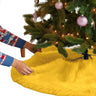Faux Fur Christmas Tree Skirt 30 Inch