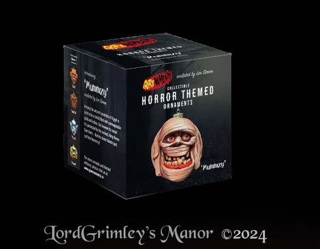 Mummzy Gorenament Series One collectible ornament by Len Simon