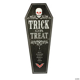 Gothic Halloween Coffin Sign