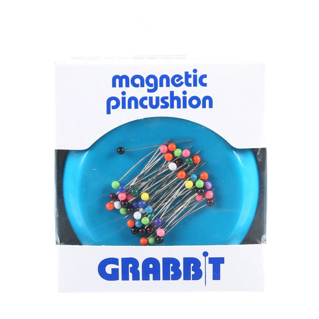 Magnetic Pincushion Teal with 50 Pins