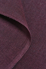 1 Yard Grape Linen Silk Blend Fabric Midweight Woven Soft Flat Finish 54" Width