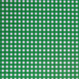 Swim Knit Grass Green Gingham Poly Spandex