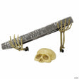 Grave Breaker® Headstone with Skull & Skeleton Arms Outdoor Halloween Decoration