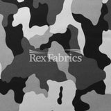 Warfare Camo Polyester Spandex Fabric - Pink, Blue, Gray Camo Print, 58/60" Width (1 Yard)