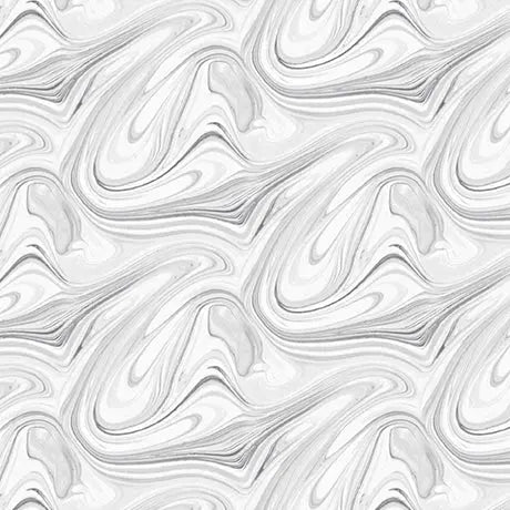 Cotton Fabric Gray Marble Virtuoso 44/45"