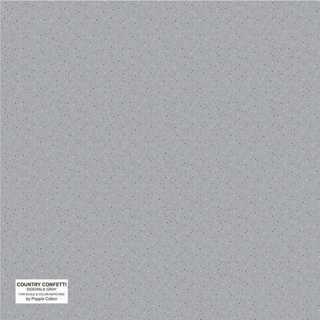 Cotton Fabric Gray Sidewalk 44/45" Width