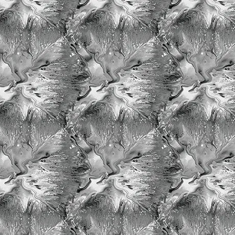 Cotton Print Gray Texture Virtuoso Fabric 44/45