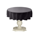 Tablecloth Dull Bridal Satin Fabric - 54" Round, Color Options (1 Piece)