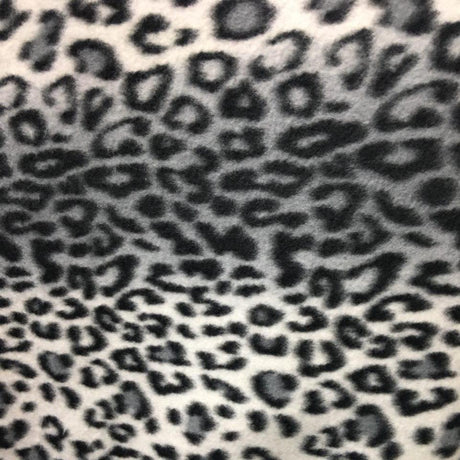 Leopard Print Polar Fleece Fabric - Leopard Print, 60" Width (1 Yard)