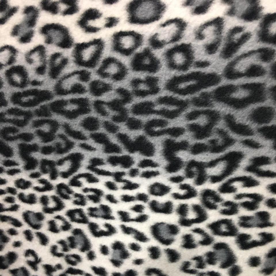 Leopard Print Fleece Fabric 60" Wide