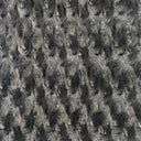Swirl Rosebud Faux Fur Fabric - 100 Percent Polyester Faux Fur Fabric, Rose Pattern, 60" Width, 11 MM Pile Length (1 Yard)