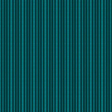 Cotton Stripe Fabric Dark Teal Green 44/45" Dahlias at Dusk